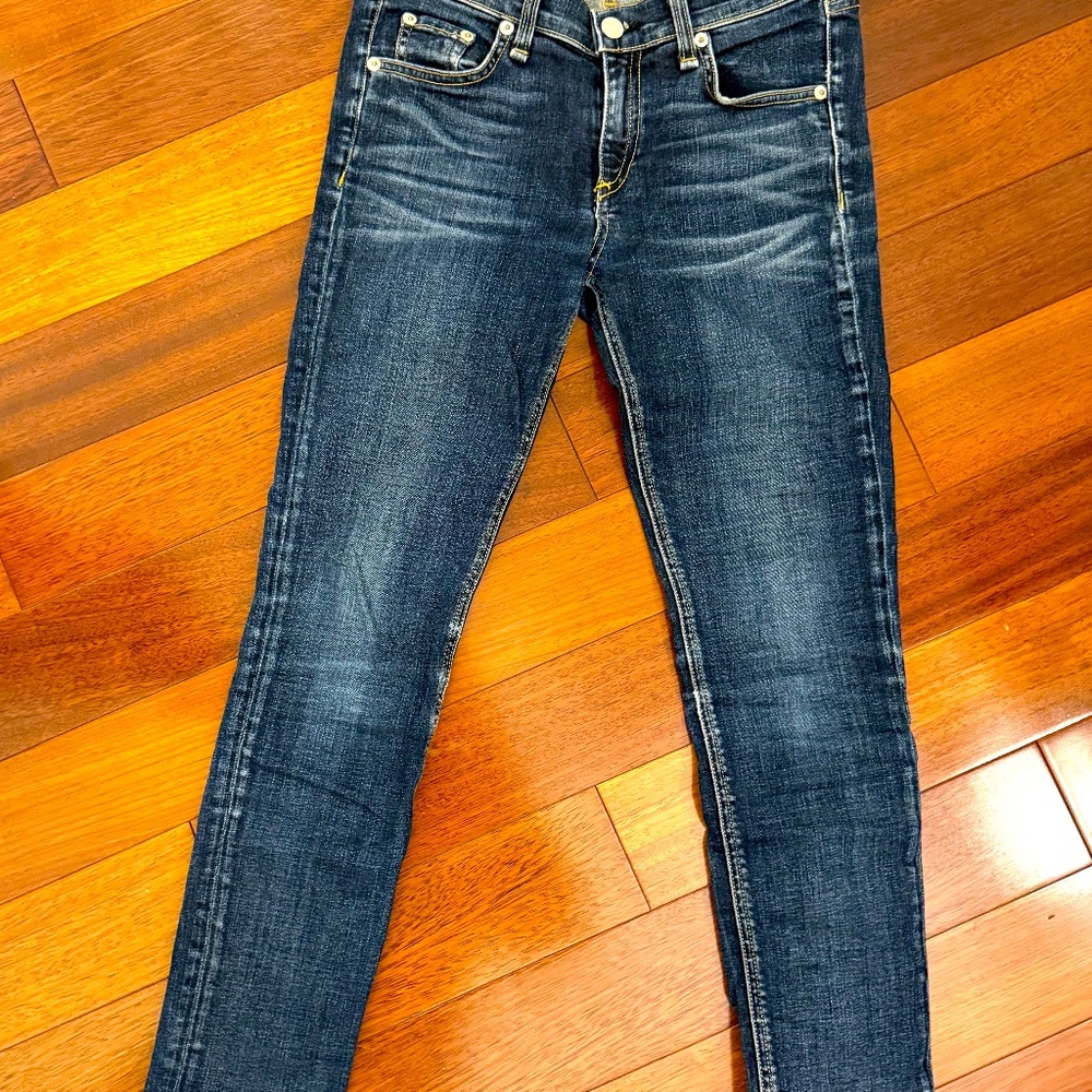 Rag and Bone Mid-Rise Skinny Jean